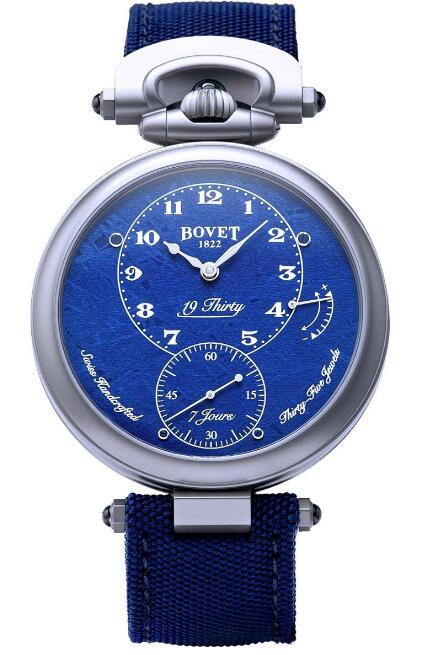 Best Bovet 19Thirty Blue Meteorite Replica watch